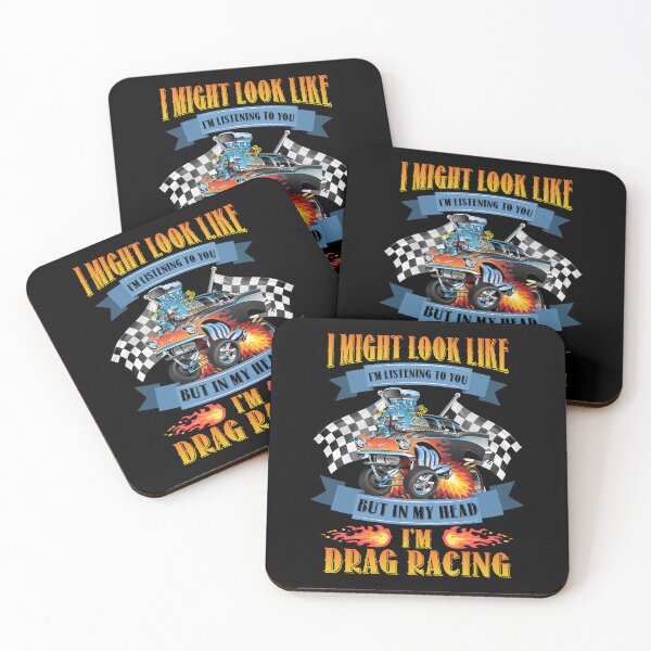 Item preview, But In My Head I'm Drag Racing Funny Drag Racer Race Car  designed and sold by jarlinxsanchez.