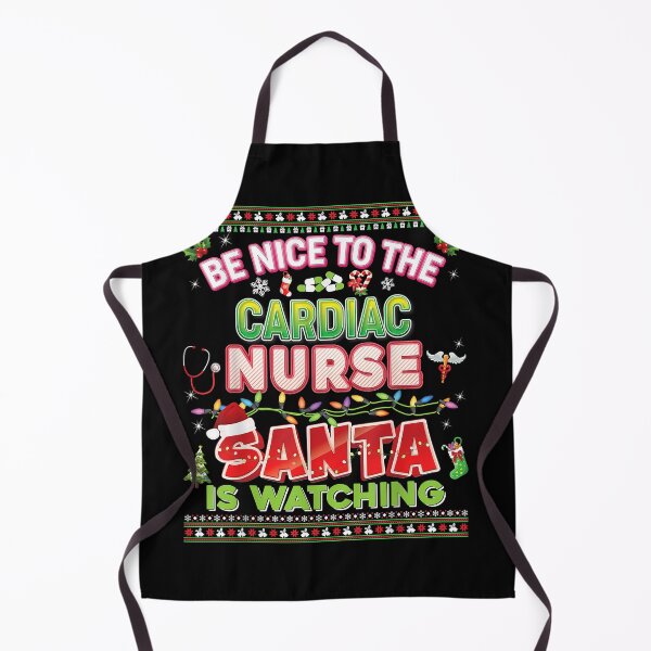 Item preview, Attractive Be Nice To The Cardiac Nurse Santa Is Watching Christmas Funny designed and sold by CoreynBissettyn.