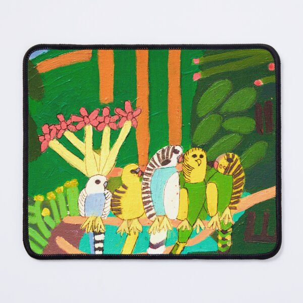 Item preview, Five Budgies designed and sold by Zion Levy Stewart.