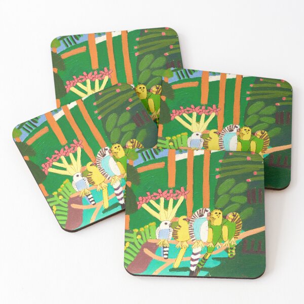 Item preview, Five Budgies designed and sold by Zion Levy Stewart.