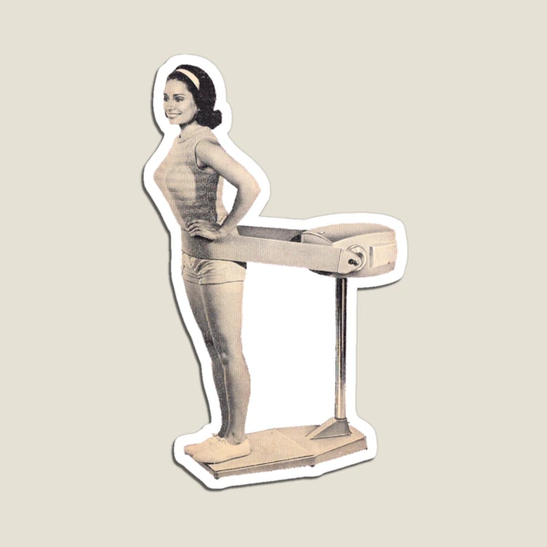 Vintage Belt Massager Fitness " Magnet for Sale by hilda74 | Redbubble