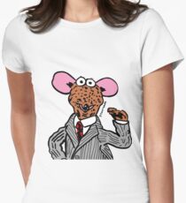 Rizzo the Rat Muppets Fanart Portrait JTownsend Women's Fitted T-Shirt