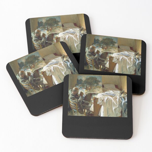 Item preview, Birthday Gift John Singer Sargent An Artist In His Studio Retro Wave designed and sold by TerrillGutmann.