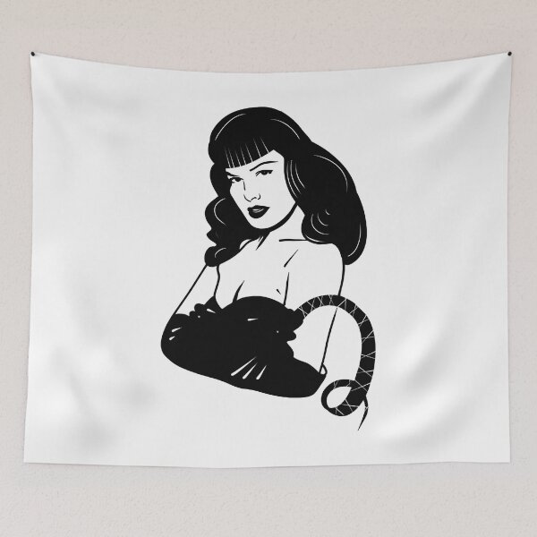 Item preview, Funny Gift For Bettie Page Portrait Mae Page Betty Queen Of Pinups designed and sold by Gutmann1220.