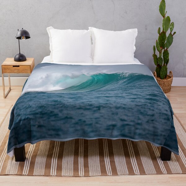 Item preview, Ocean Waves Blue Summer Sea Shore Beach Surf designed and sold by Spaceshipsells.