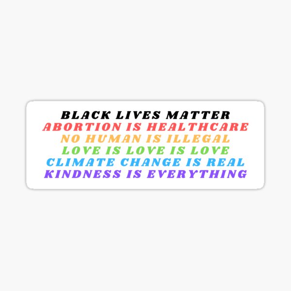 Item preview, human rights bumper sticker designed and sold by sophiesversion.