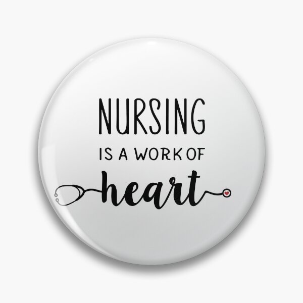 Item preview, Nursing Is A Work Of Heart | RN | Nurse Saying | Registered Nurse | Stethoscope designed and sold by llevine2934.