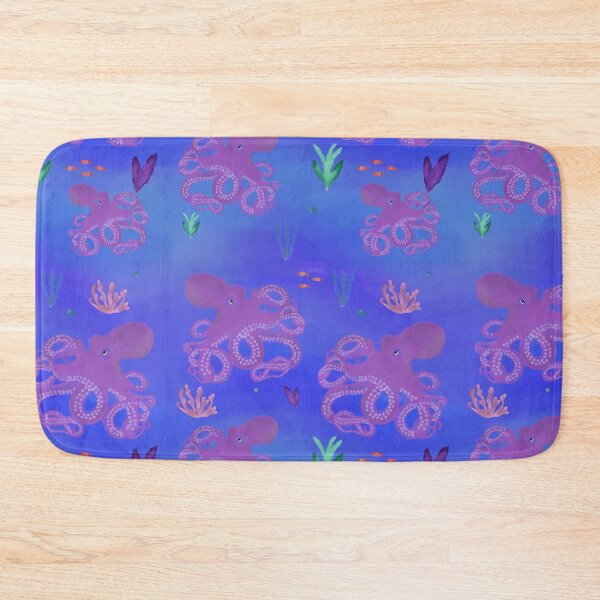 Item preview, watercolor ocean octopus  designed and sold by littlezdesigns.