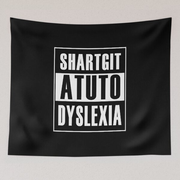 Item preview, Straight Outta Dyslexia (*ORIGINAL DESIGN*) designed and sold by crowbarr.