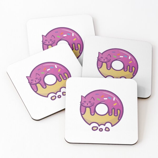 Item preview, Glazed Donut Kitty Pink designed and sold by Alec Buchan.