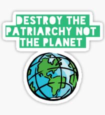 Pegatina Destruir el patriarcado