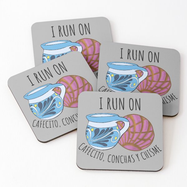 Item preview, I Run On Cafecito, Conchas Y Chisme designed and sold by that5280lady.
