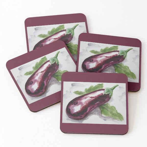 Artikelvorschau, Expressionistische Aubergine entworfen und verkauft von Gale Whitman Studio.