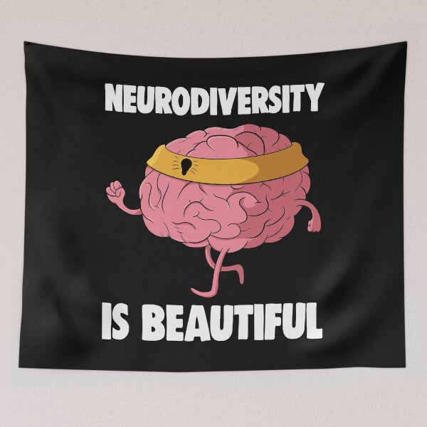 Item preview, Neurodiversity Is Beautiful designed and sold by Bendthetrend.