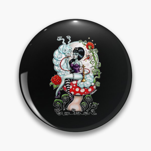 Item preview, For Men Women Alice In Zombie Land - Schmokin' Caterpillar Fitted V-Neck V13 Poster Men All Sizes designed and sold by Gutmann1220.