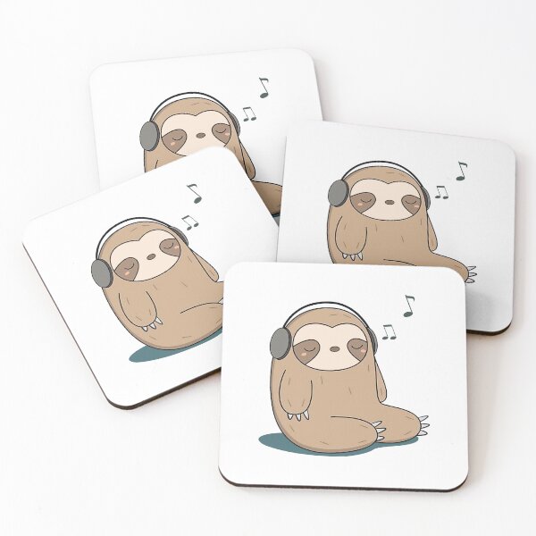 Item preview, Sloth Listening To Music designed and sold by LittleShop79.