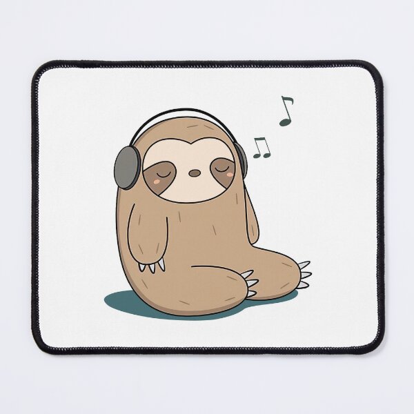 Item preview, Sloth Listening To Music designed and sold by LittleShop79.