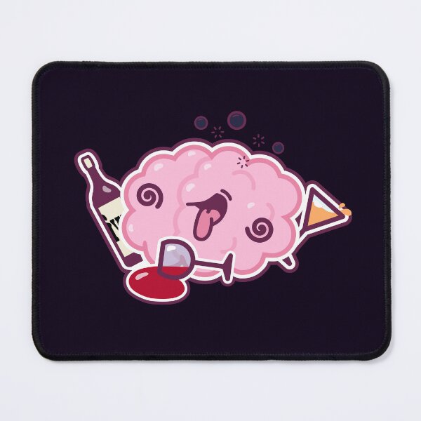 Item preview, Wine Drunk Party Brain designed and sold by unclehamby.