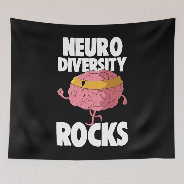 Item preview, Neuro Diversity Rocks designed and sold by Bendthetrend.