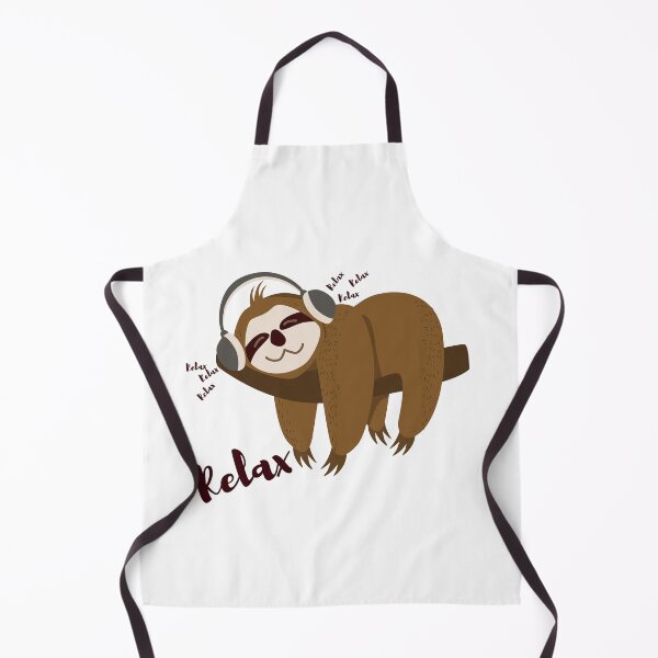 Item preview, Sloth Relaxing Listening To Music designed and sold by LittleShop79.