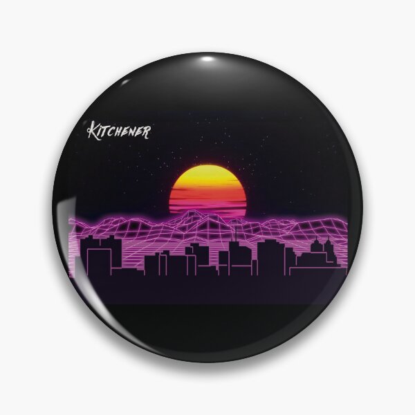 Item preview, Kitchener Skyline Neon Nights designed and sold by DFerraz.