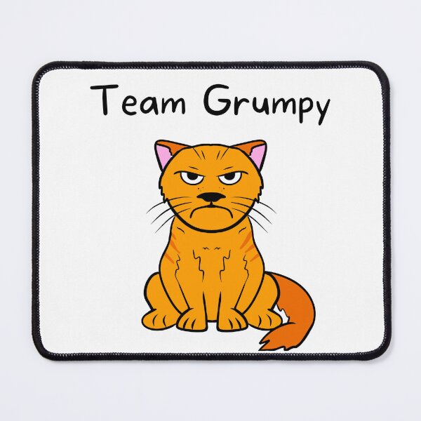 Item preview, Team Grumpy - Cartoon Cat Drawing designed and sold by SparkyMae.