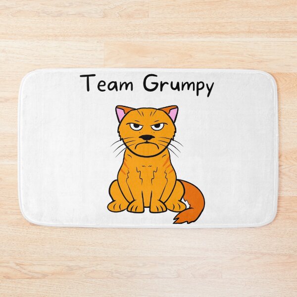 Item preview, Team Grumpy - Cartoon Cat Drawing designed and sold by SparkyMae.