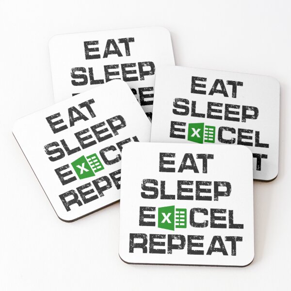 Item preview, Eat Sleep Excel Repeat Gift Funny Excel      designed and sold by Willy-UK.