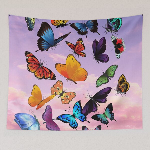 Item preview, Colorful Butterflies at Sunset designed and sold by tomorrowsart.
