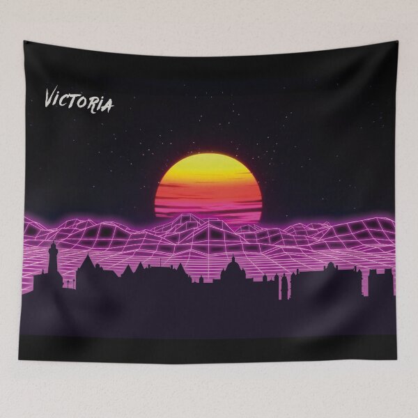 Item preview, Victoria Skyline Neon Nights designed and sold by DFerraz.