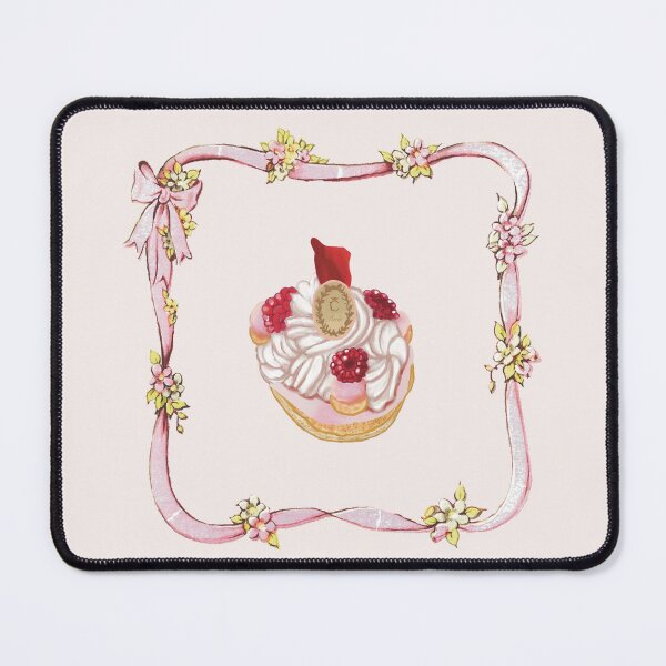 Item preview, Paris Rose Petal Choux Pastry Dessert French Patisserie designed and sold by CaseyMichelleArt.