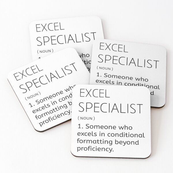 Item preview, Excel Specialist defined    designed and sold by Willy-UK.