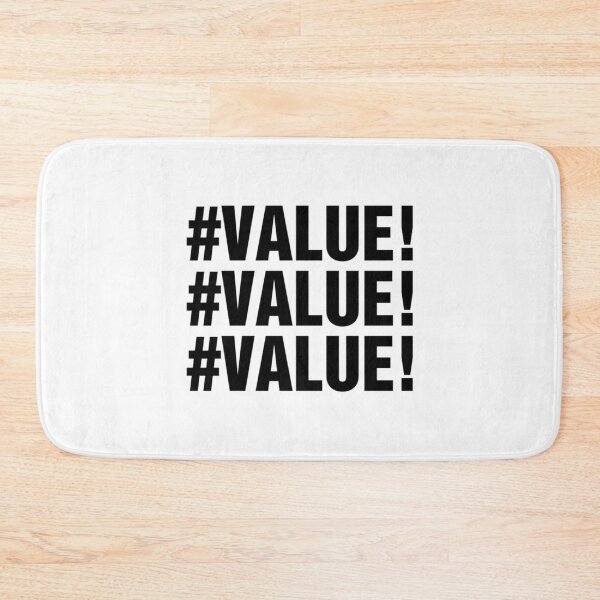 Item preview, Excel VALUE Error   designed and sold by Willy-UK.