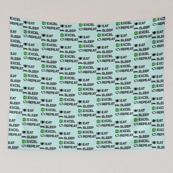 Item preview, Eat Sleep Excel Repeat Gift Funny Excel     designed and sold by Willy-UK.