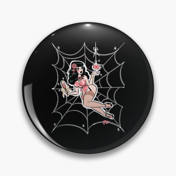 Item preview, Gifts For Women Spider Web Powder Puff Pinup Leopard Tee 1980'S designed and sold by Gutmann1220.