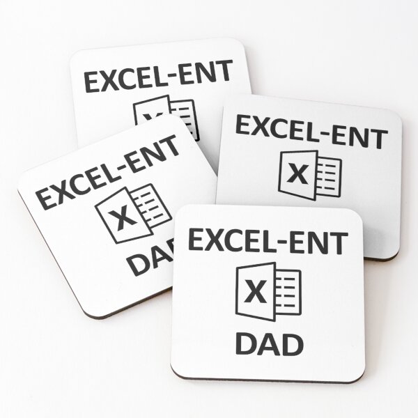 Item preview, Funny Spreadsheet Excel-ent Dad   designed and sold by Willy-UK.