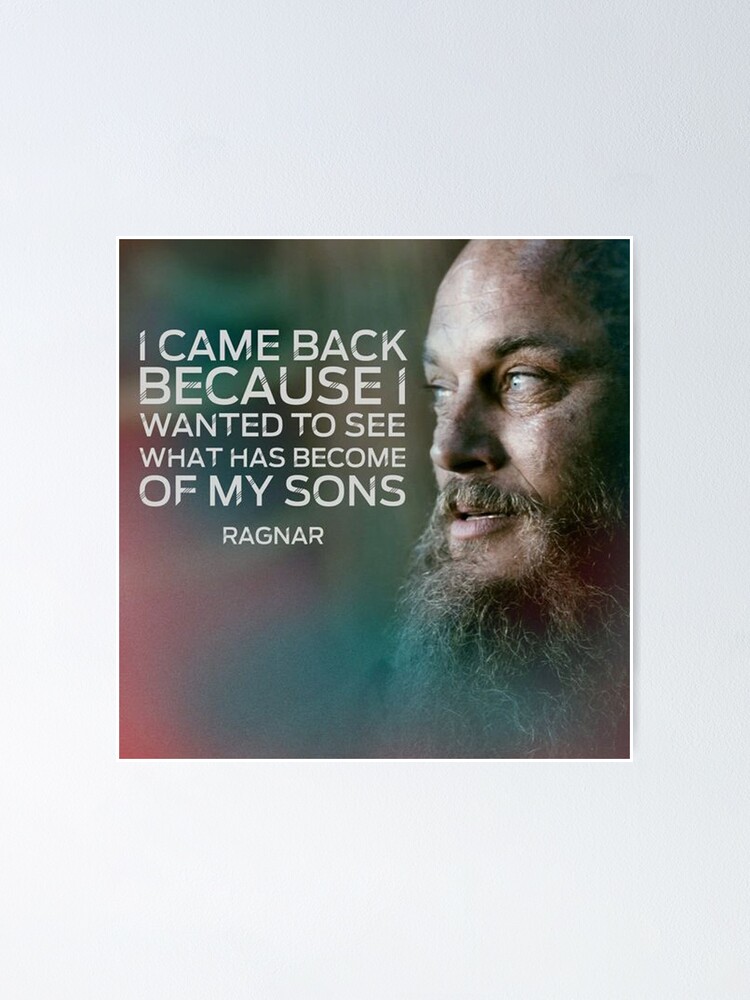 Poster Citation Ragnar Par Semkintring3 Redbubble