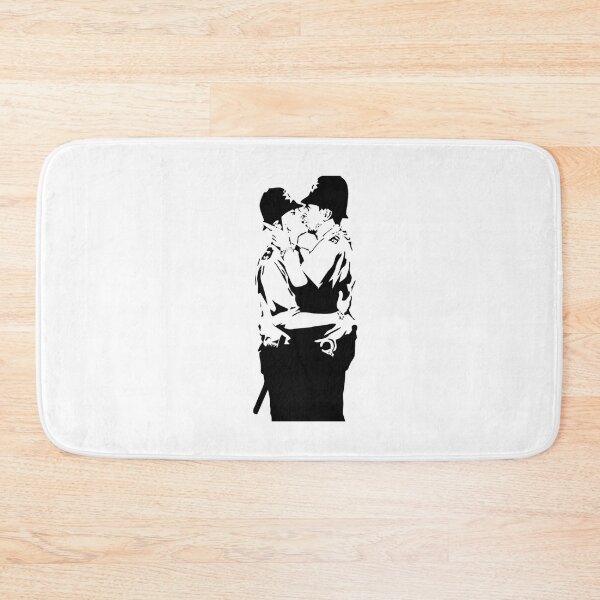 Item preview, Banksy Kissing Coppers designed and sold by The33rdturn.
