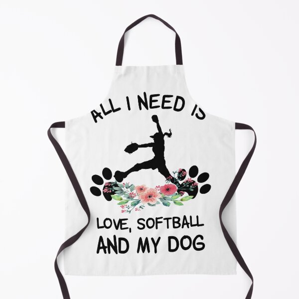 Item preview, All I Need Is Love, Softball And My Dog designed and sold by LittleShop79.