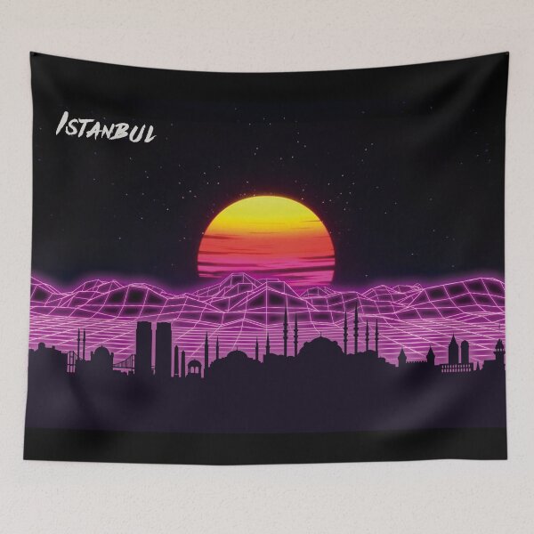 Item preview, Istanbul Skyline Neon Nights designed and sold by DFerraz.