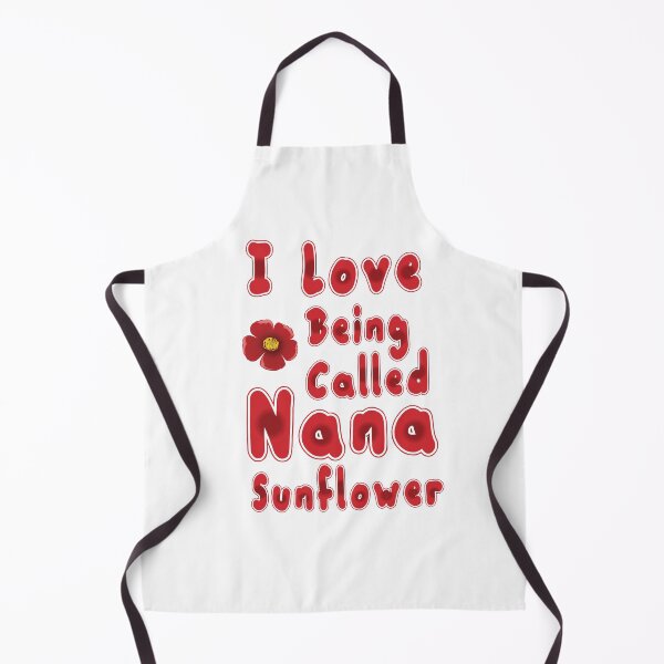 Artikelvorschau, Ich liebe es, Nana Sonnenblume genannt zu werden, lustiges Blumen-Muttertagsgeschenk, rote Farbverlaufsblumen entworfen und verkauft von pedrored369.