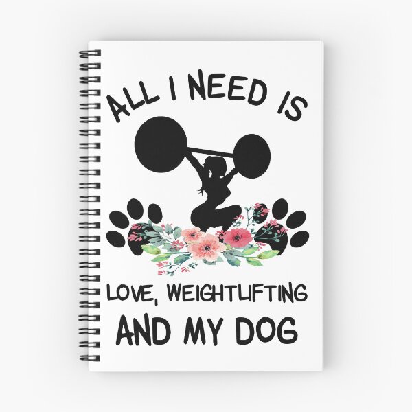 Item preview, All I Need Is Love, Weightlifting And My Dog designed and sold by LittleShop79.