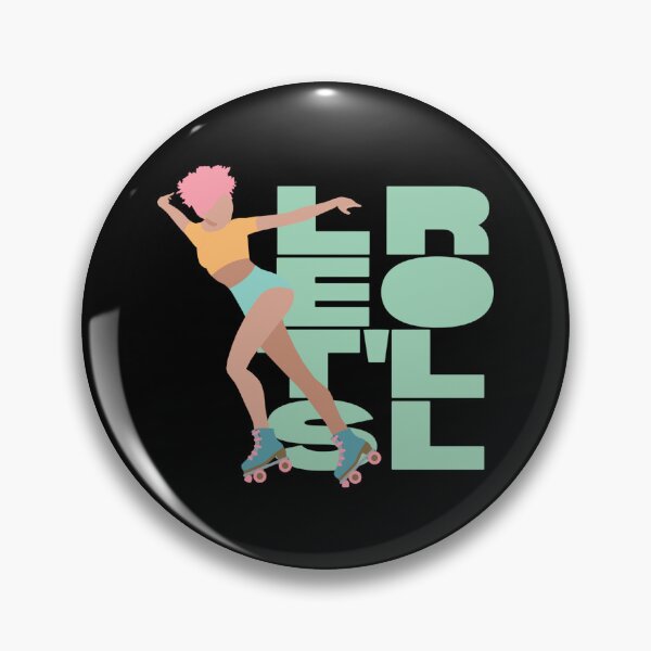 Item preview, Roller Skate Pastel Girl Moxi Let's Roll Sticker designed and sold by amiyacunni.