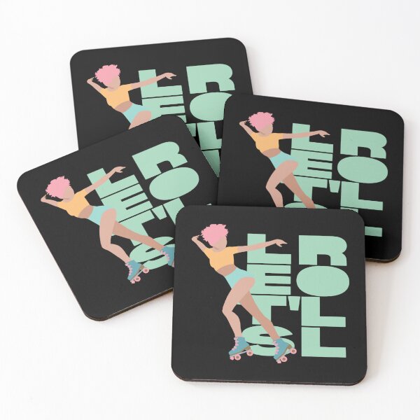 Item preview, Roller Skate Pastel Girl Moxi Let's Roll Sticker designed and sold by amiyacunni.