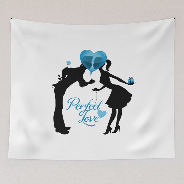 Item preview, Perfect Love (Aqua) designed and sold by PawsitiveMum.