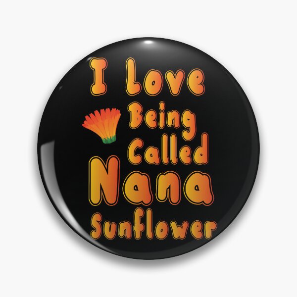 Artikelvorschau, Ich liebe es, Nana-Sonnenblume genannt zu werden, lustiges Blumen-Muttertagsgeschenk, orange Farbverlaufs-Blumen-Design entworfen und verkauft von pedrored369.
