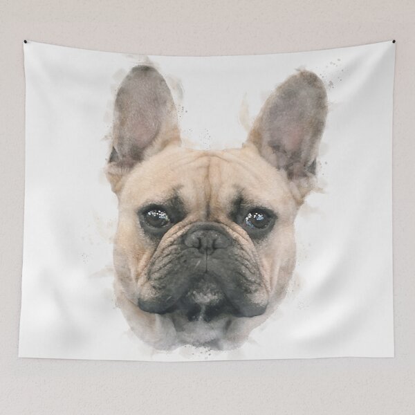 Item preview, Watercolour French Bulldog Artwork  designed and sold by Typeglyphs.