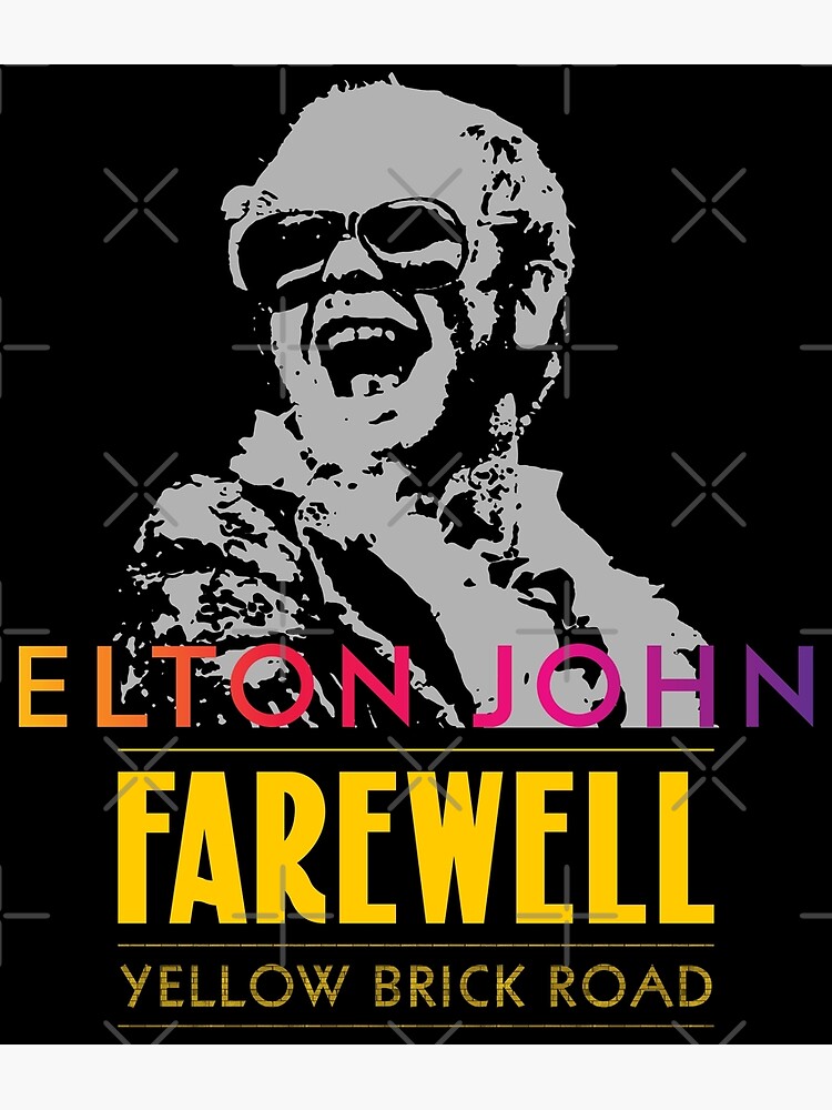 Discover Elton John Farewell LGBT Tour 2022 Poster