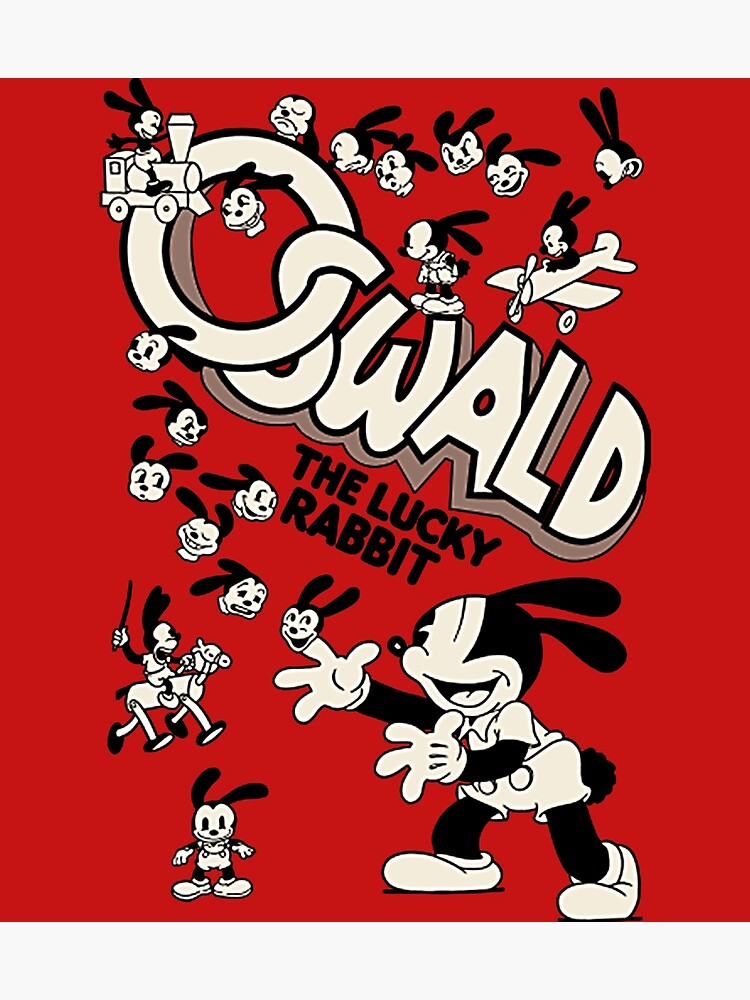 "Oswald The Lucky Rabbit" Poster by EdwadCha | Redbubble