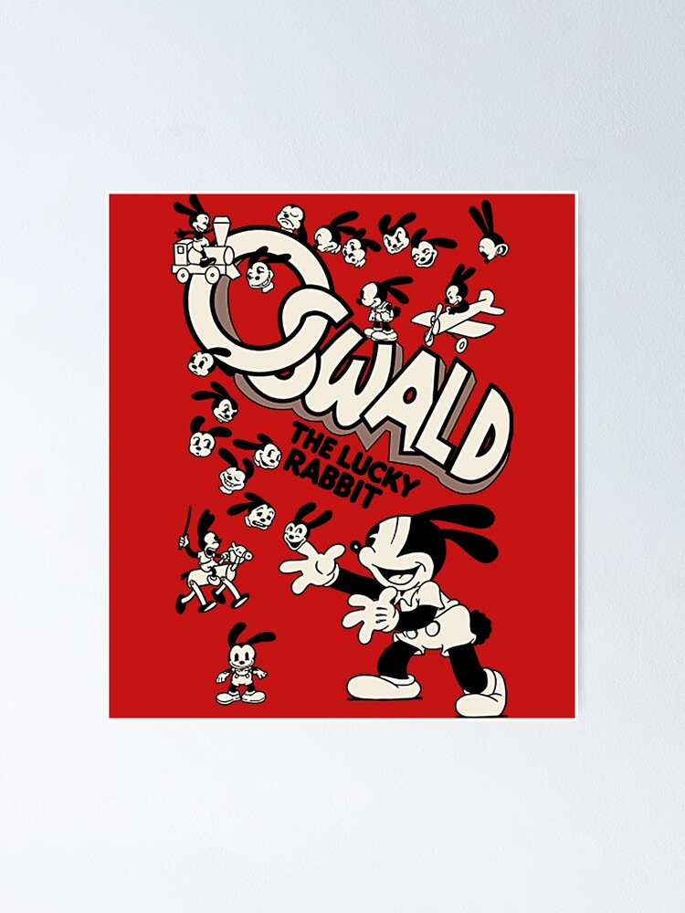 "Oswald The Lucky Rabbit" Poster by EdwadCha | Redbubble